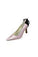 Beautiful Pink And Black Handmade Close Toe Women Shoes For Prom