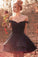 Simple Off the Shoulder Sweetheart Satin Homecoming Dresses Above Knee Short Prom Dress