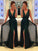 Sheath Deep V-Neck Sweep Train Dark Green Lace Sleeveless Prom Dress with Split Sequins