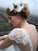 A-Line/Princess V-neck Sweep/Brush Train Sleeveless Lace Chiffon Wedding Dresses TPP0006159
